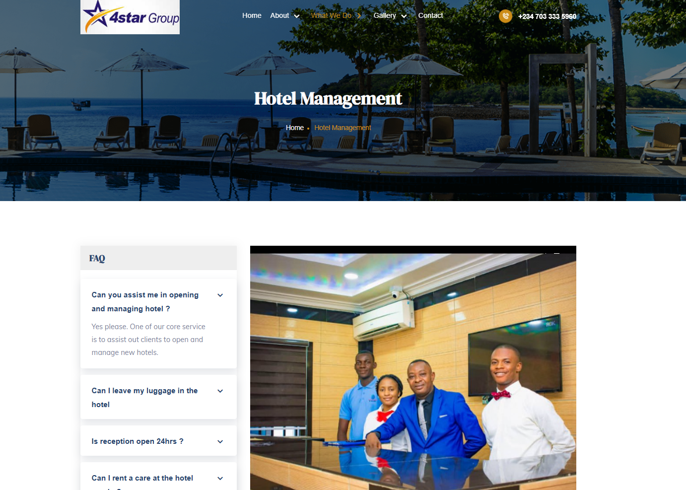 4 Star Hospitality - Multi-Hotel Hospitality Platform