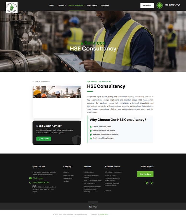 Corporate HSE Digital Platform